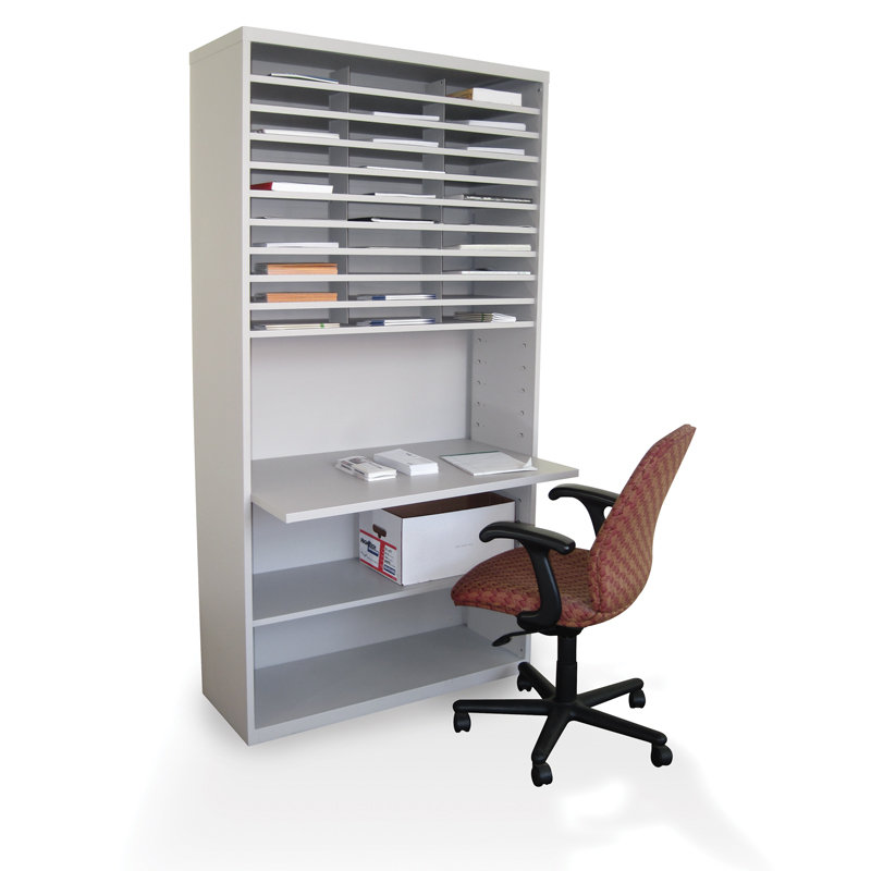 Marvel Office Furniture Mail Sorter Workstation with Adjustable Work